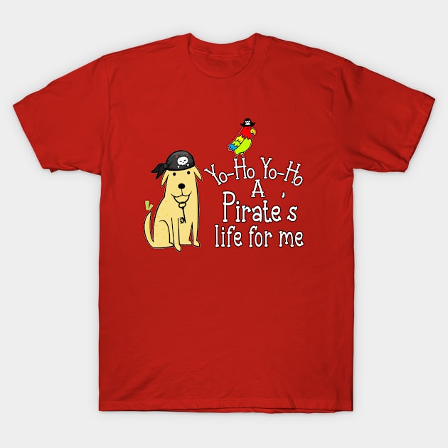 Pirate Dog T-Shirt by Flip Flops in Fantasyland